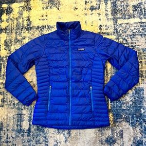 Patagonia Nano Puff Jacket Size X Small In Blue/Purple